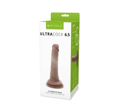 Realistyczny silikonowy penis z przyssawką 16,5 cm